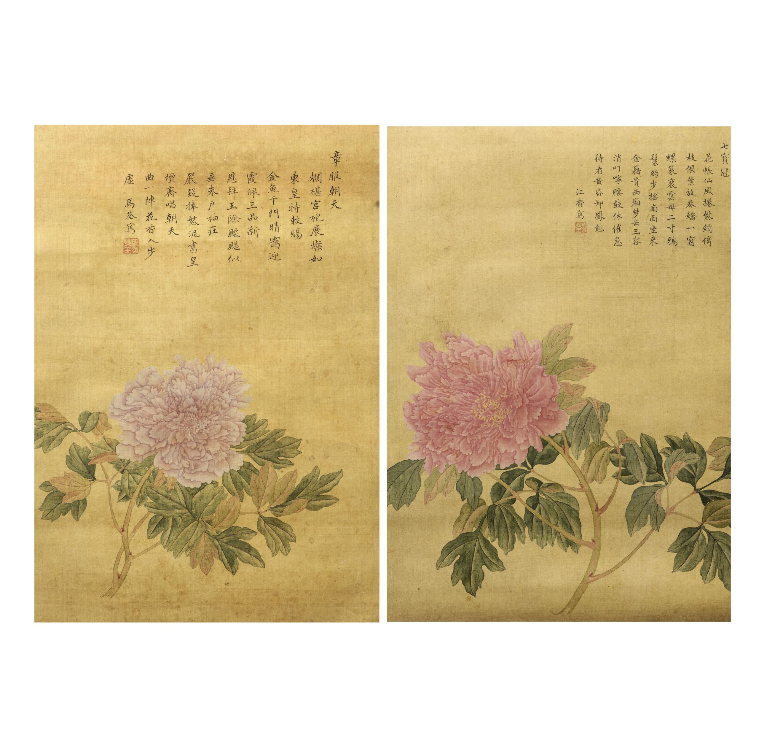 Ma Quan (17th-18th century) Floral Studies